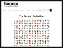 Tablet Screenshot of favicones.com